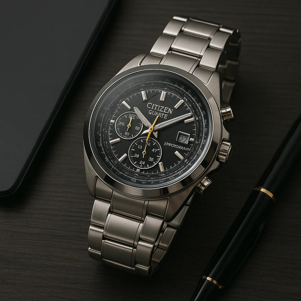 🕒 Montre Homme Citizen Quartz - Chronographe de Précision 🇧🇯