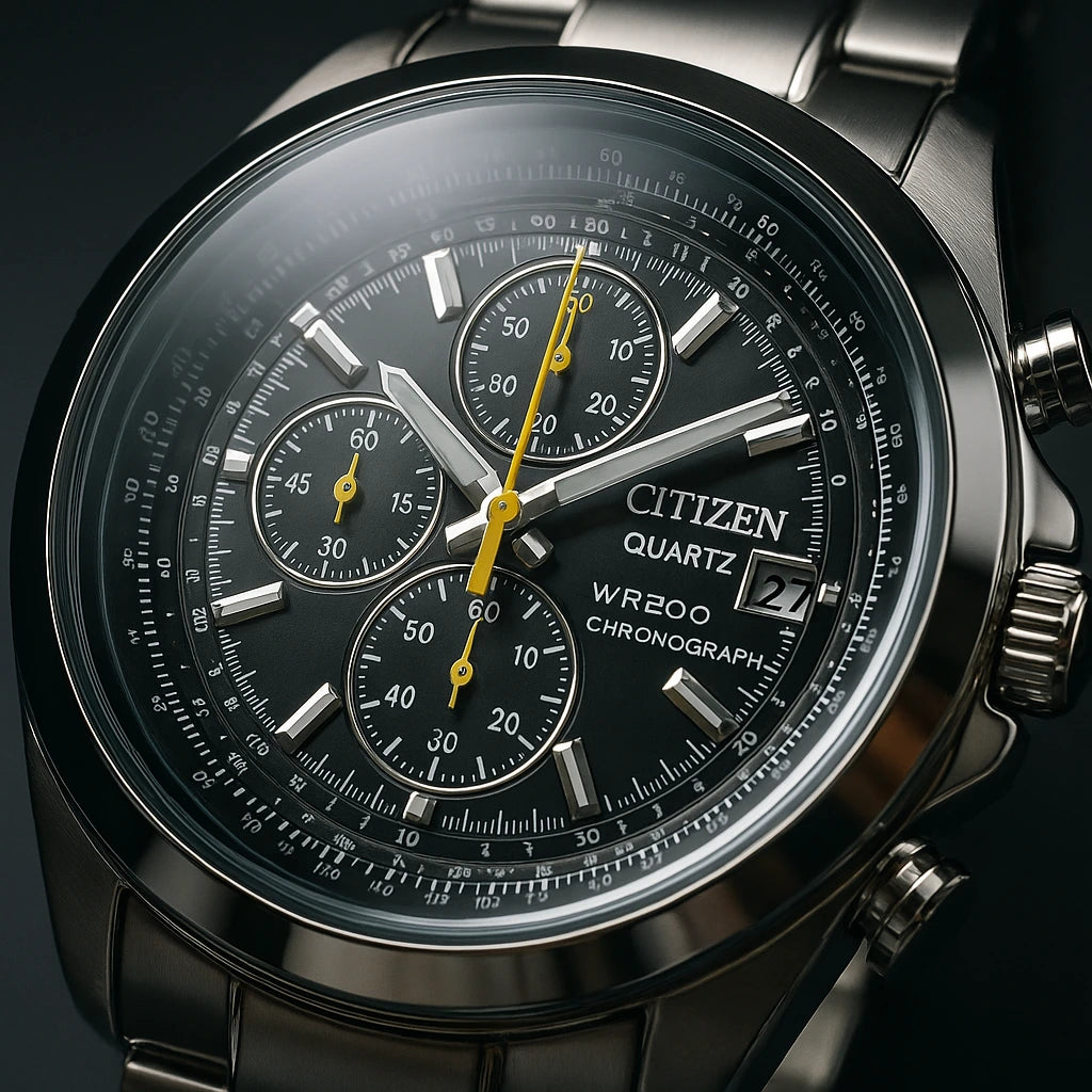 🕒 Montre Homme Citizen Quartz - Chronographe de Précision 🇧🇯