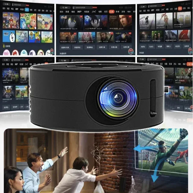 🎬 Mini vidéoprojecteur portable – Transformez chaque soirée en cinéma ! 🇹🇬