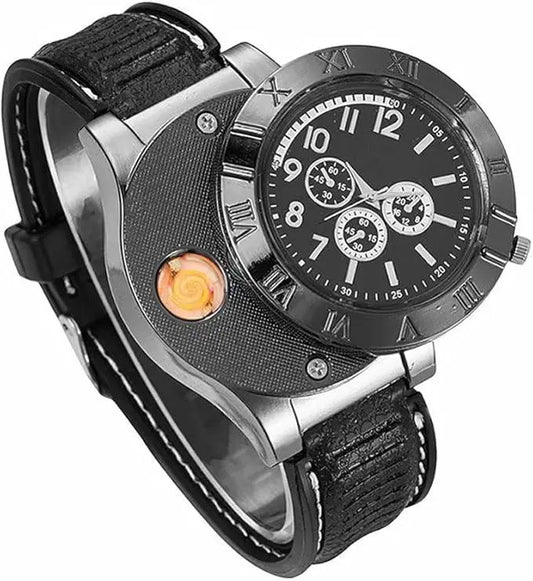 ⌚️ Montre Briquet Rechargeable – Élégance et Praticité au Poignet 🇬🇦